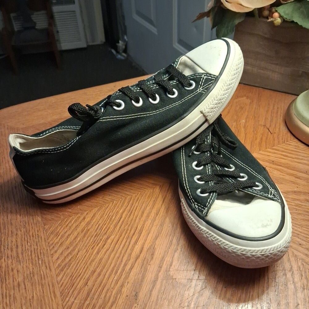 Converse All Star Low Top Black Size 6